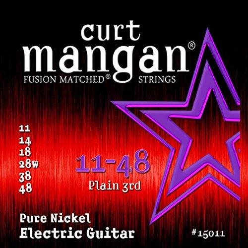 Curt Mangan 11-48 Pure Nickel Wound Set Electric Guitar Strings