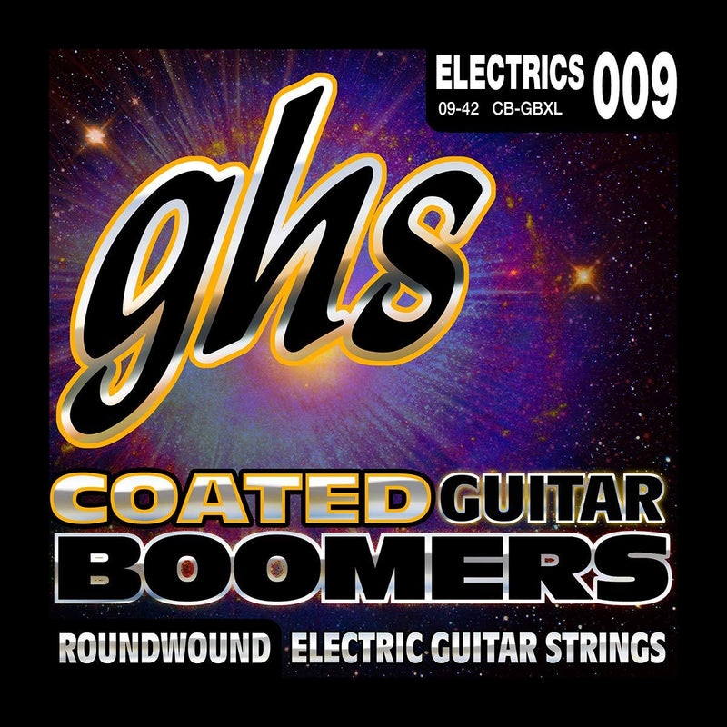 GHS CBGBXL 9 - 42 Extra Light Coated Boomers Guitar String Set