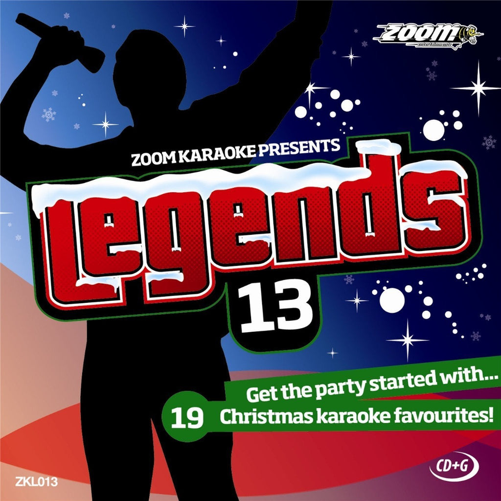 Zoom Karaoke CD+G - Legends Volume 13 - 19 Christmas Hits [Card Wallet]
