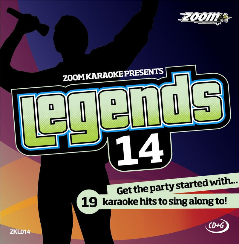 Zoom Karaoke CD+G - Legends Volume 14 - Elkie Brooks/Kiki Dee/Bonnie Tyler/Cher [Card Wallet]