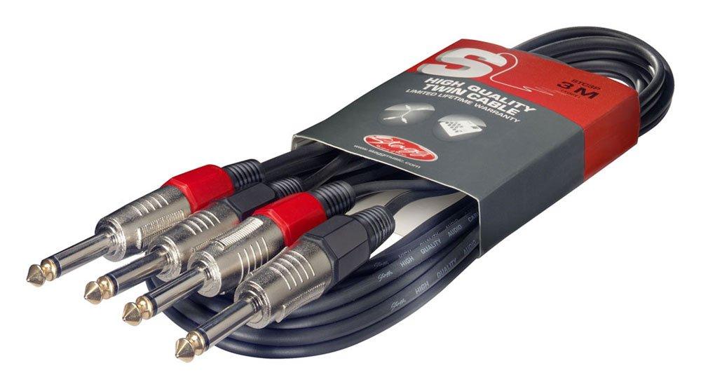 Stagg STC6P 6 m 2x Jack Twin Cable