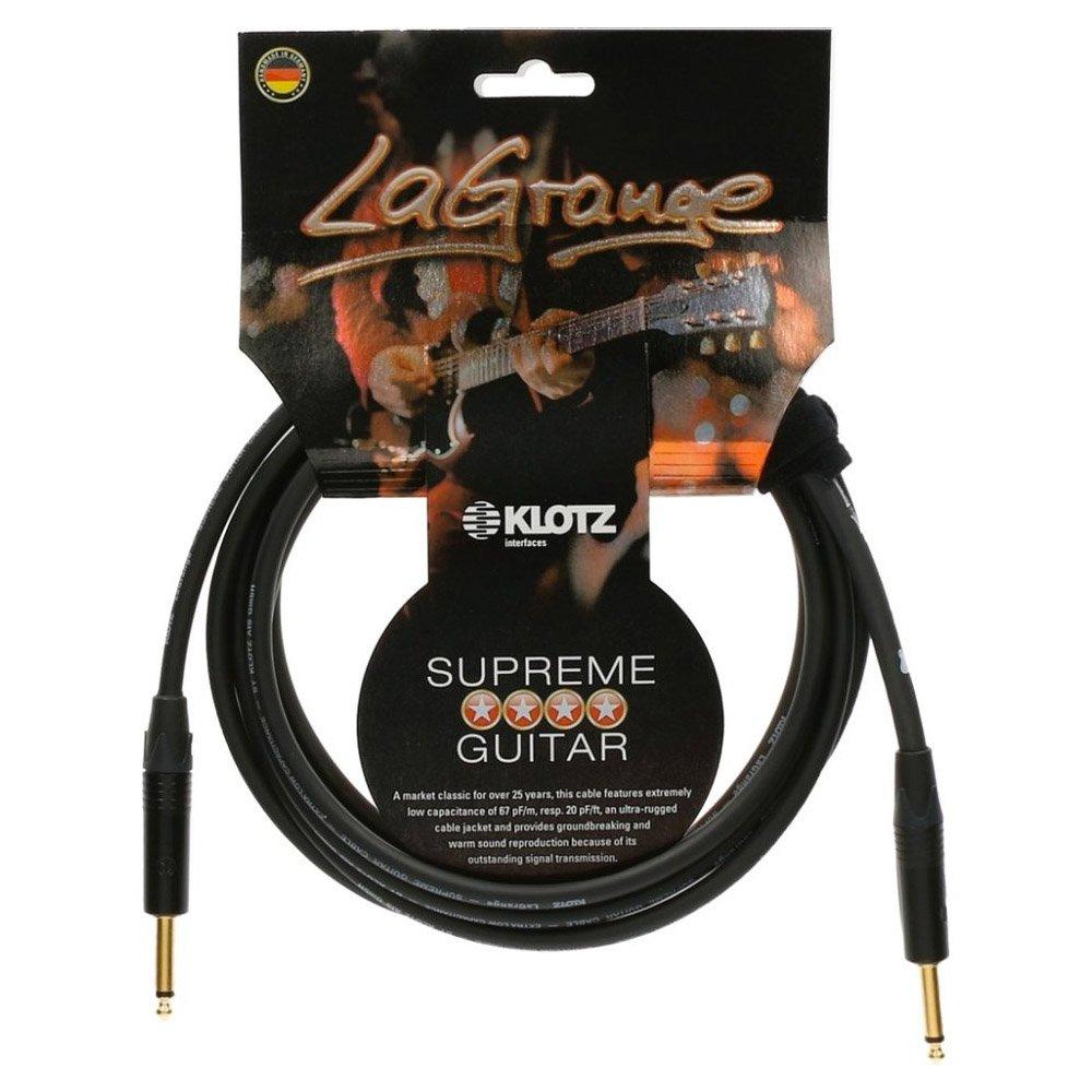 Klotz LAPP0600 LaGrange Instrument Cable, Straight to Straight, 20ft 6 Straight-straight, gold contact
