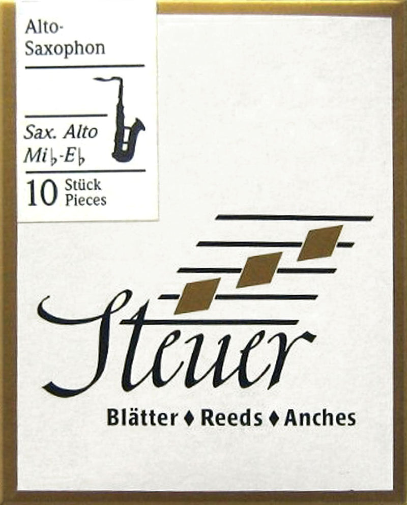 Steuer Reeds Alto Saxophone Traditional Designed by Marc Charpentier, 10 pcs, Size 3 1/2