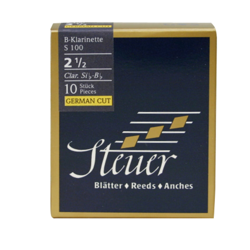 Steuer Reeds BB-Clarinet Blue Line S100, German Cut, 10 pcs, Size 3
