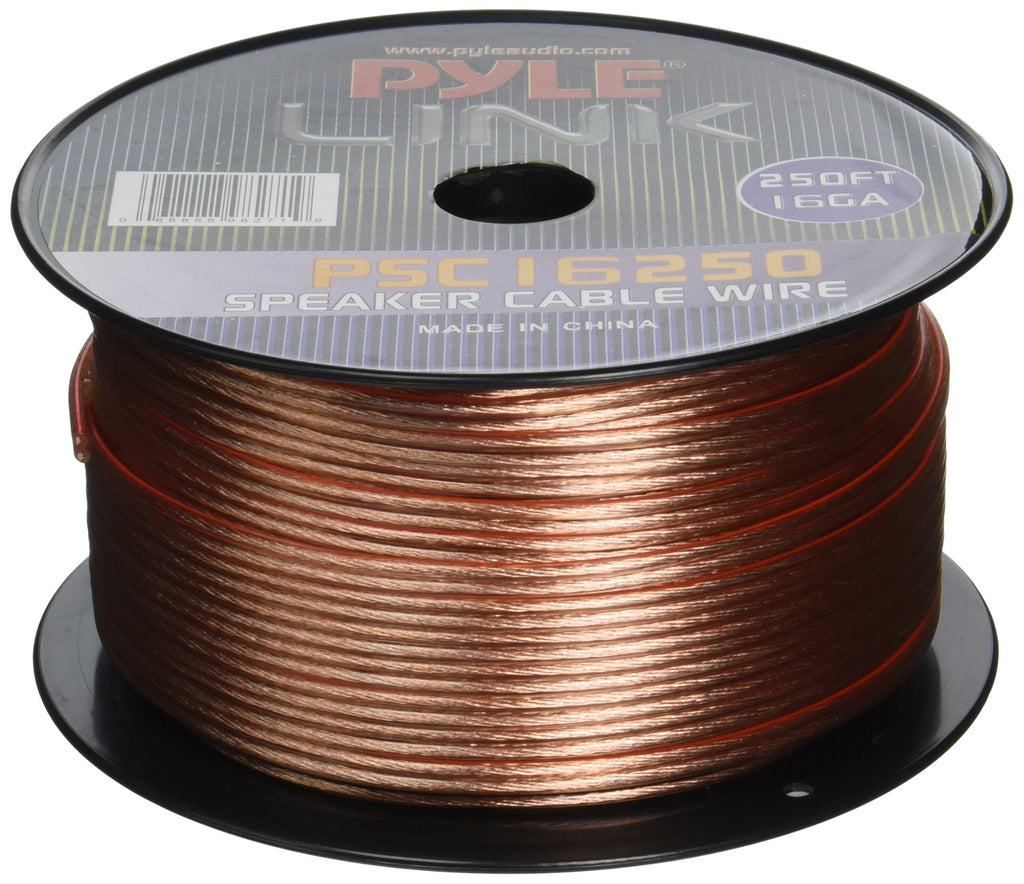 Pyle PSC16250 16 Gauge 250ft Spool Speaker Zip Wire