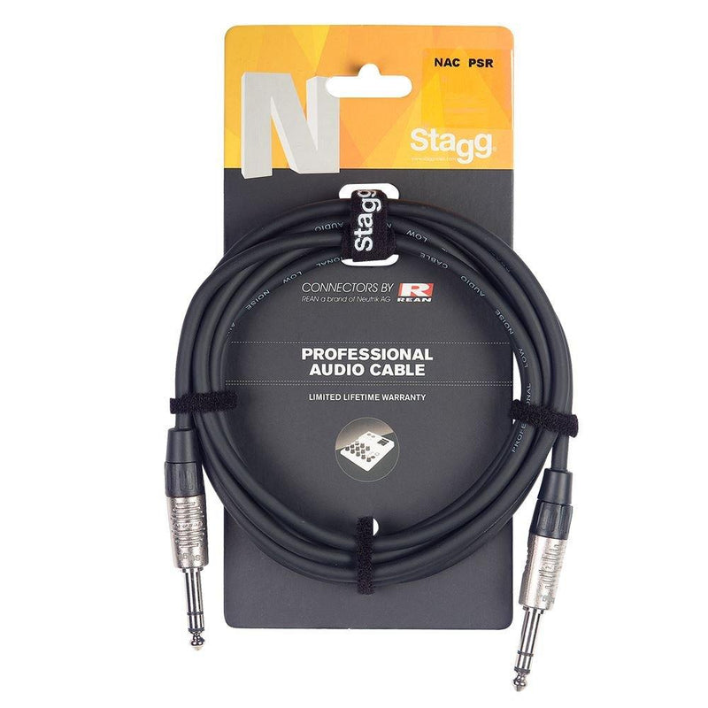 Stagg NAC6PSR 6m N-Series Stereo Jack to Stereo Jack Cable