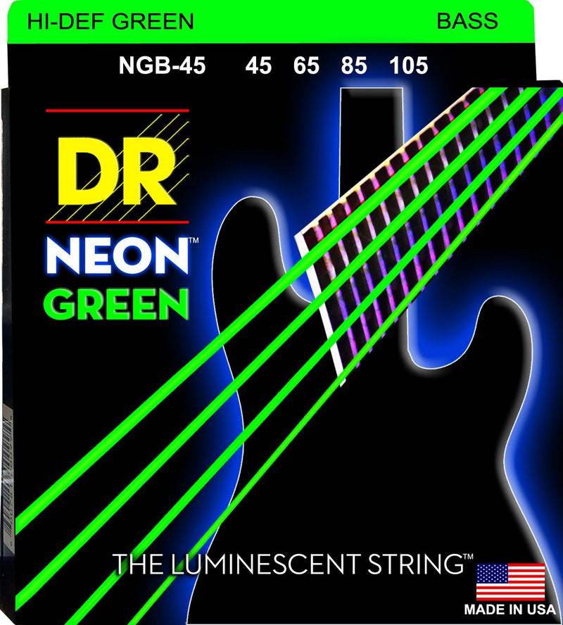 DR Strings HI-DEF NEON Acoustic Guitar Strings (NGB-45)