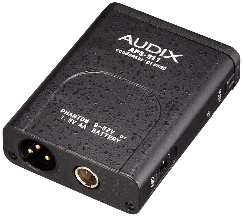 Audix Aps-911 Phantom Power Supply and Adapter for Adx40, Microd, Ht2P, Adx10Flp, Adx10P, Adx20Ip & Adx60 Microphones
