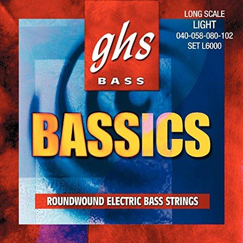 GHS L6000 40 - 102 Light Bassics Bass String Set