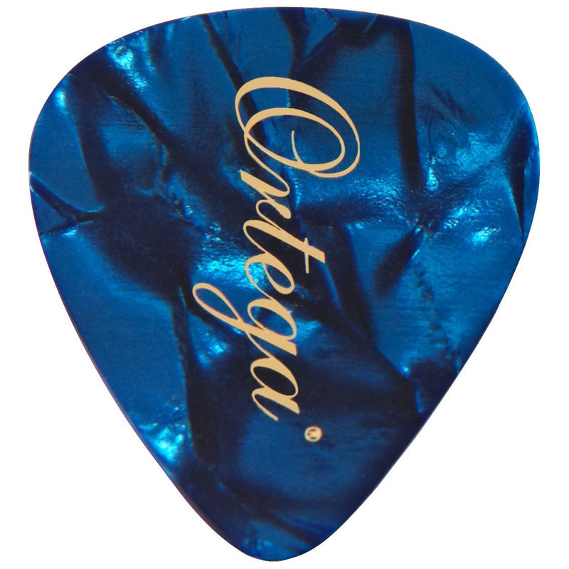 Ortega Medium Picks - Blue Pearl (Pack of 10)