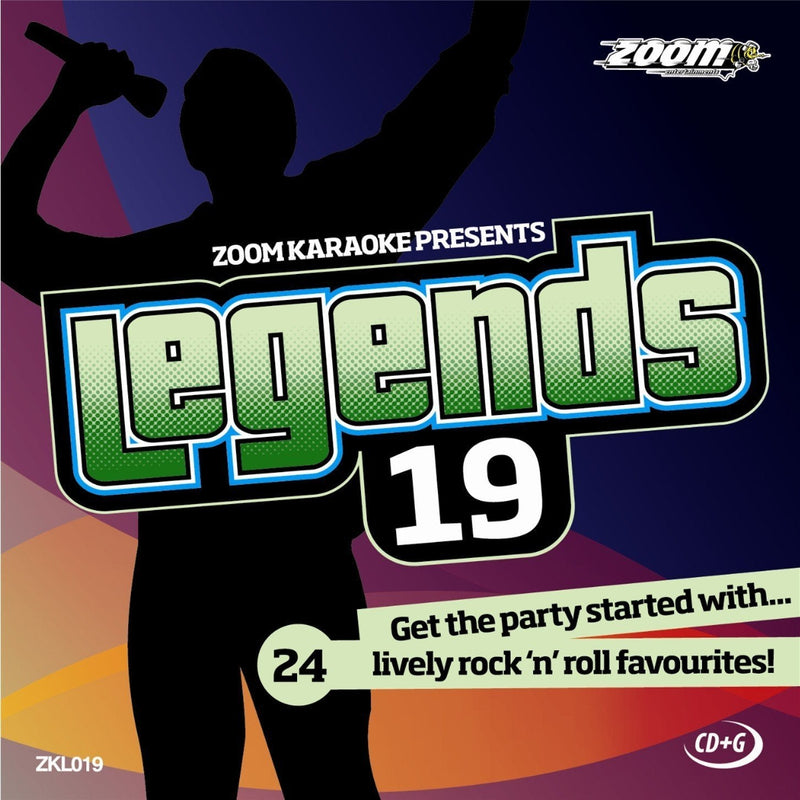 Zoom Karaoke CD+G - Legends Volume 19 - Rockin', Rollin' & Shakin' Classics [Card Wallet]