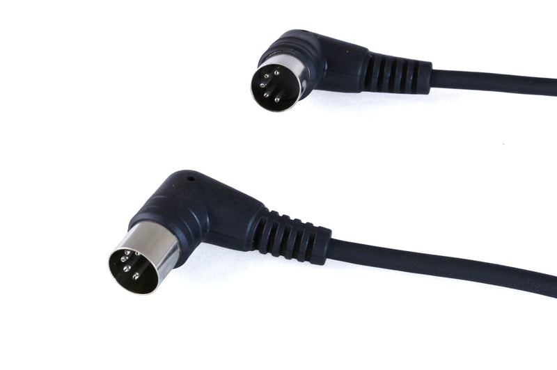 Snakebite Professional MIDI (5 pin DIN) Cable with right angled connectors 1 metre