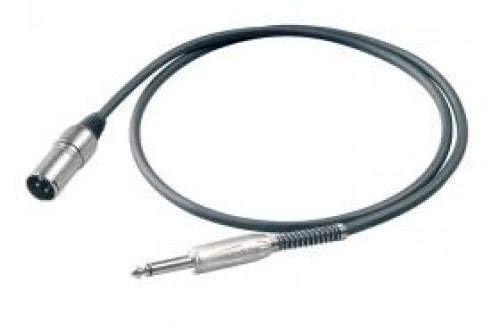 Proel Bulk220Lu10 Bk Professional Unbalanced Mono Jack Cable