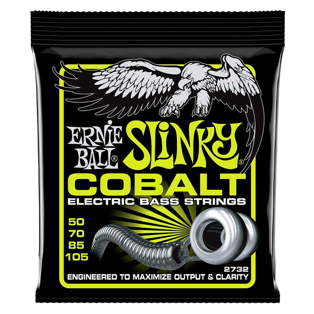 Ernie Ball P02732 Regular Slinky Cobalt Electric Bass Strings - 50-105 Gauge 4-String