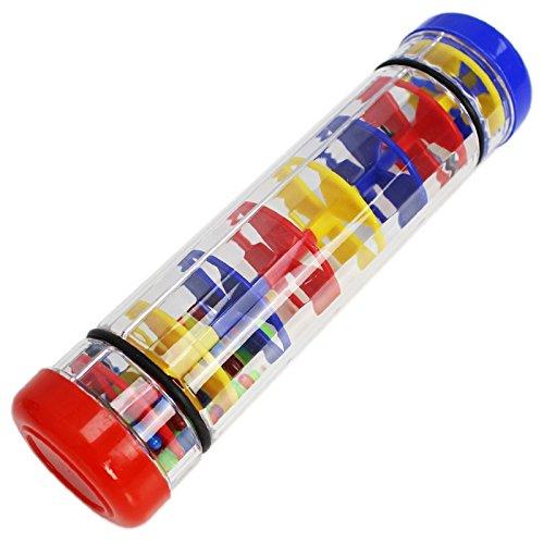 A-Star AP5301 Colourful Rainbomaker Plastic Rain Stick Rattle, 20cm - Small