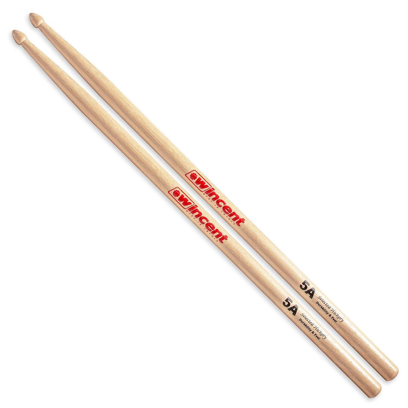 WINCENT - W-5A Drum Sticks 5A - Hickory 5A Series