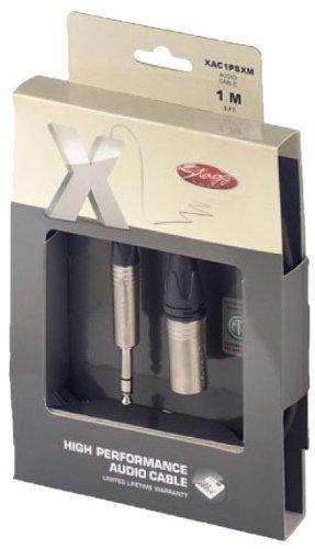 Stagg 3ft. X Series Audio Cable - XLR Male/Phone Plug