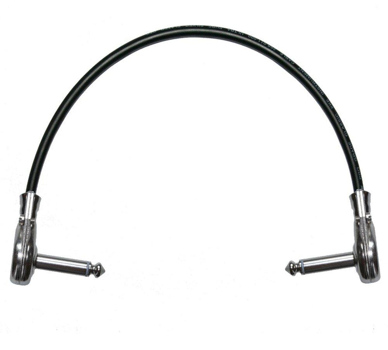 Designacable 0.10m Custom Length Switchcraft Pancake Jacks FX Patch Lead Cable - Black 0.1