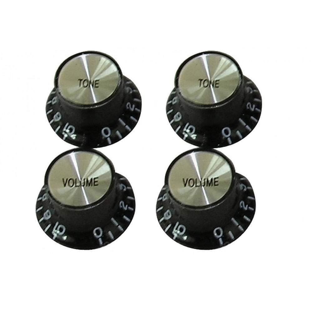 Guitar Tech GT CONTROL KNOBS-BLACK-SET 4-KB130, GT505