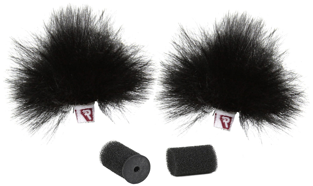 Rycote 065552 Windjammer for Ristretto Lavalier - Black (Pack of 2)