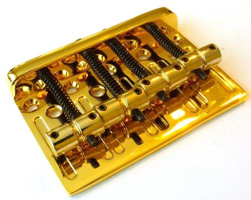 Bass guitar bridge four string in gold by Sung il BB101 GD