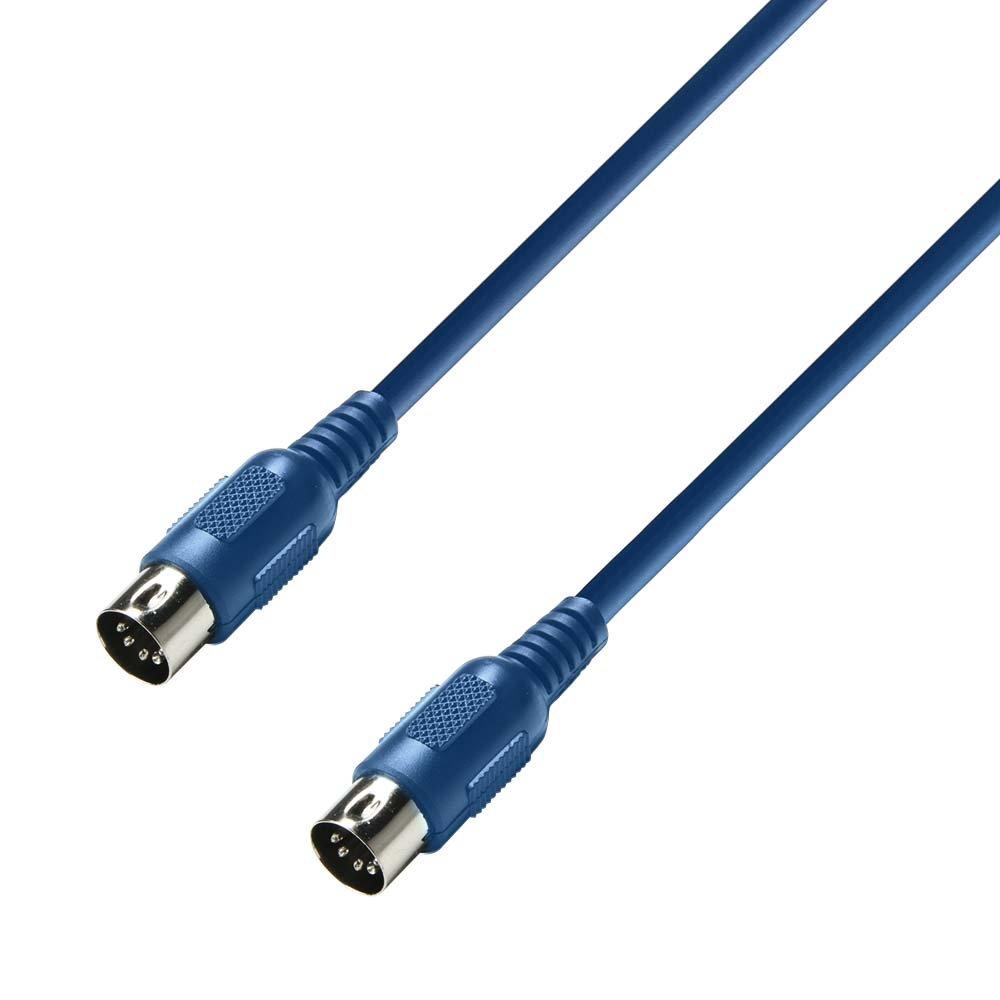 Adam Hall 3 Star Series 0.75m MIDI Cable - Blue