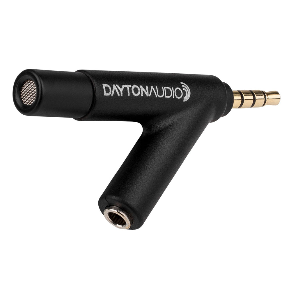 Dayton Audio iMM-6 Calibrated Measurement Microphone for iPhone, iPad Tablet and Android