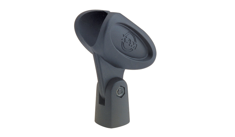K and M 85055 Microphone Clamp 5/8 Inches Black