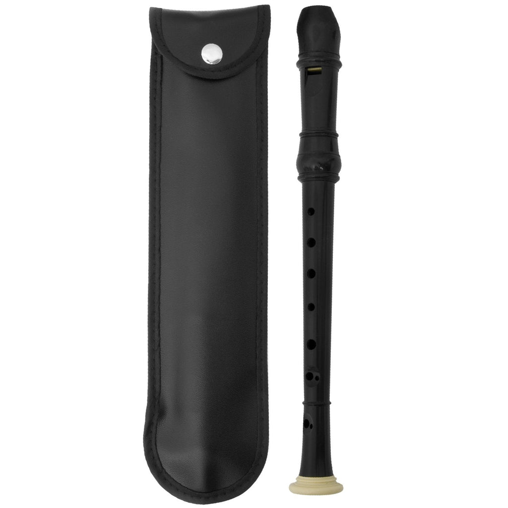 TIGER REC22-BK | Sopranino Recorder and Bag | 25 cm Long | Black