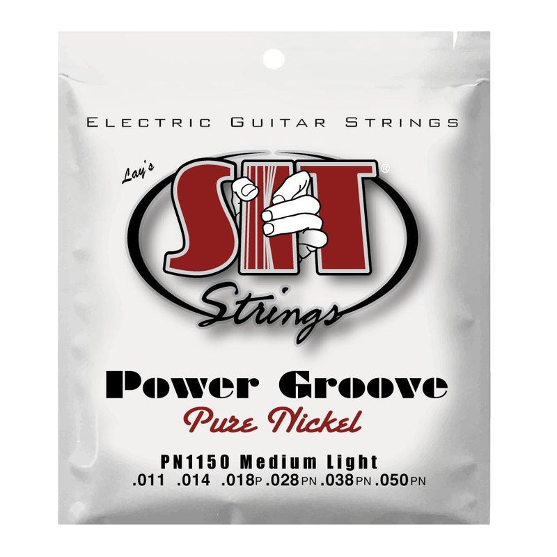 SIT 11-50 Gauge Power Groove Pure Nickel Medium Light Electric Guitar Strings