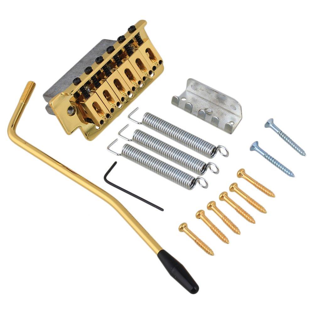 BQLZR Gold Tremolo Bridge Set For Electric Guitar