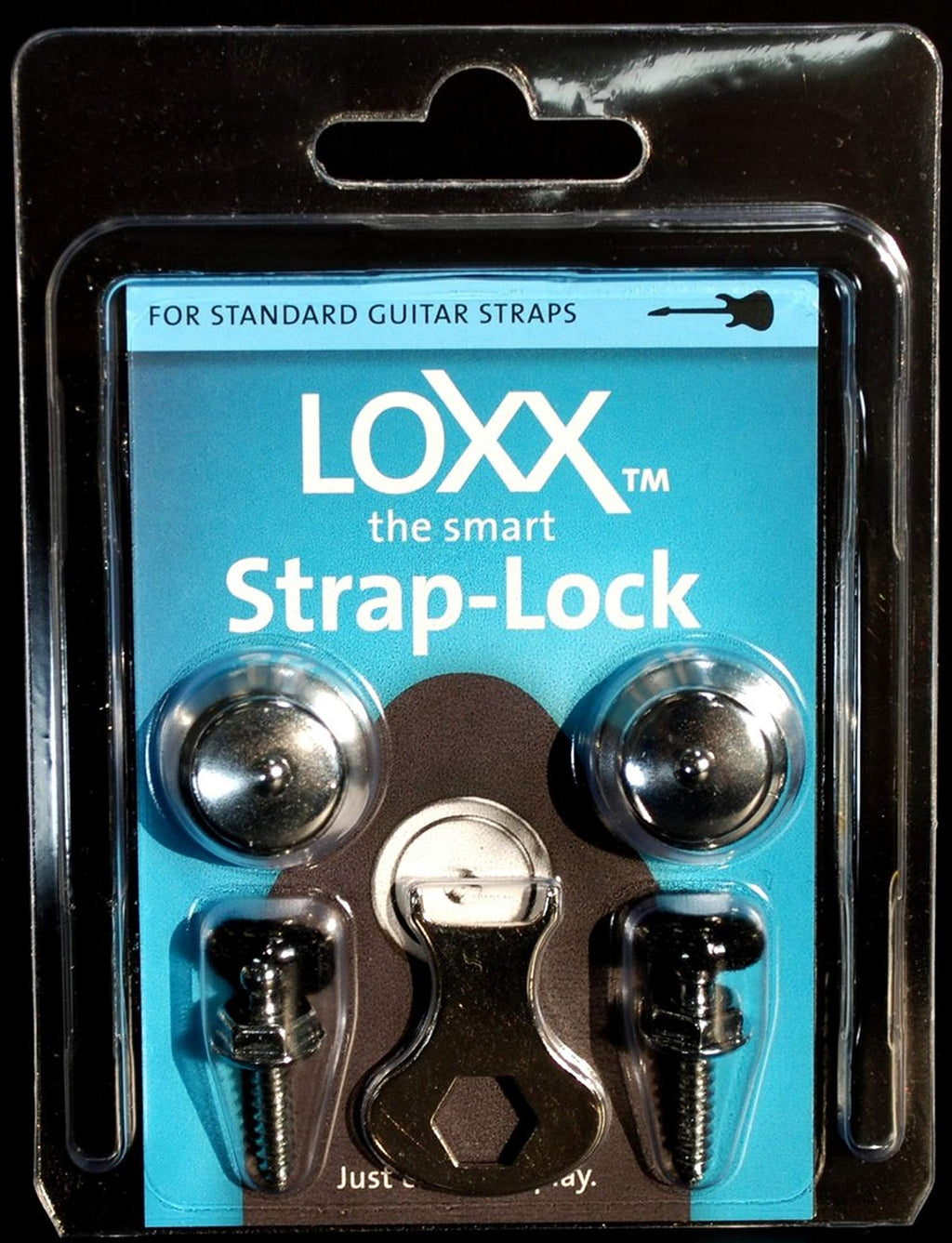 Loxx EG/B Instrument Strap Lock - Chrome