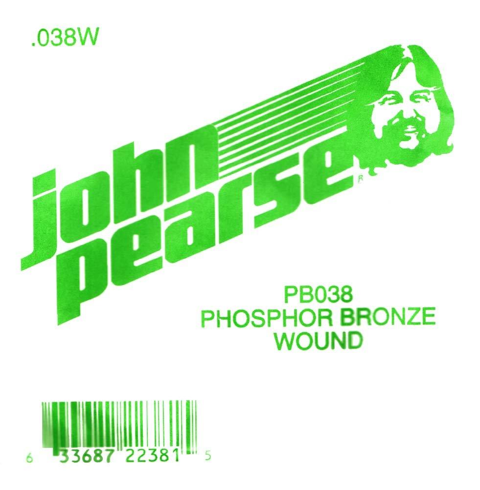 John Pearse Strings .38 PB Ball Phosphor Bronze Ball End String