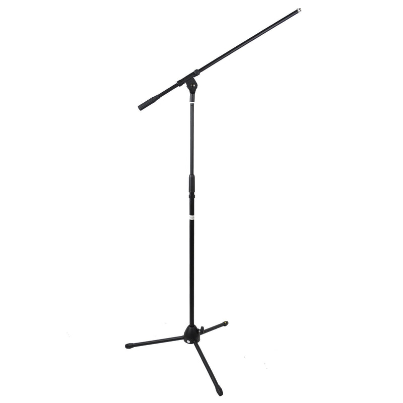 Axus MICB01BK Rocket Tripod Microphone Boom Stand with Clip, Black With Boom