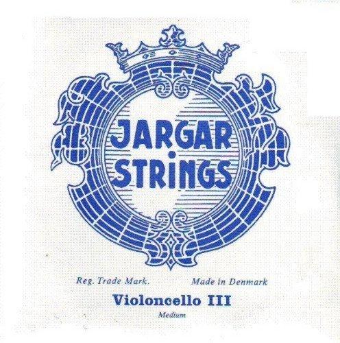Cello String - Jargar (Blue) (Chrome) 3 Medium Cello 4/4 (G) Sun (One Unit)