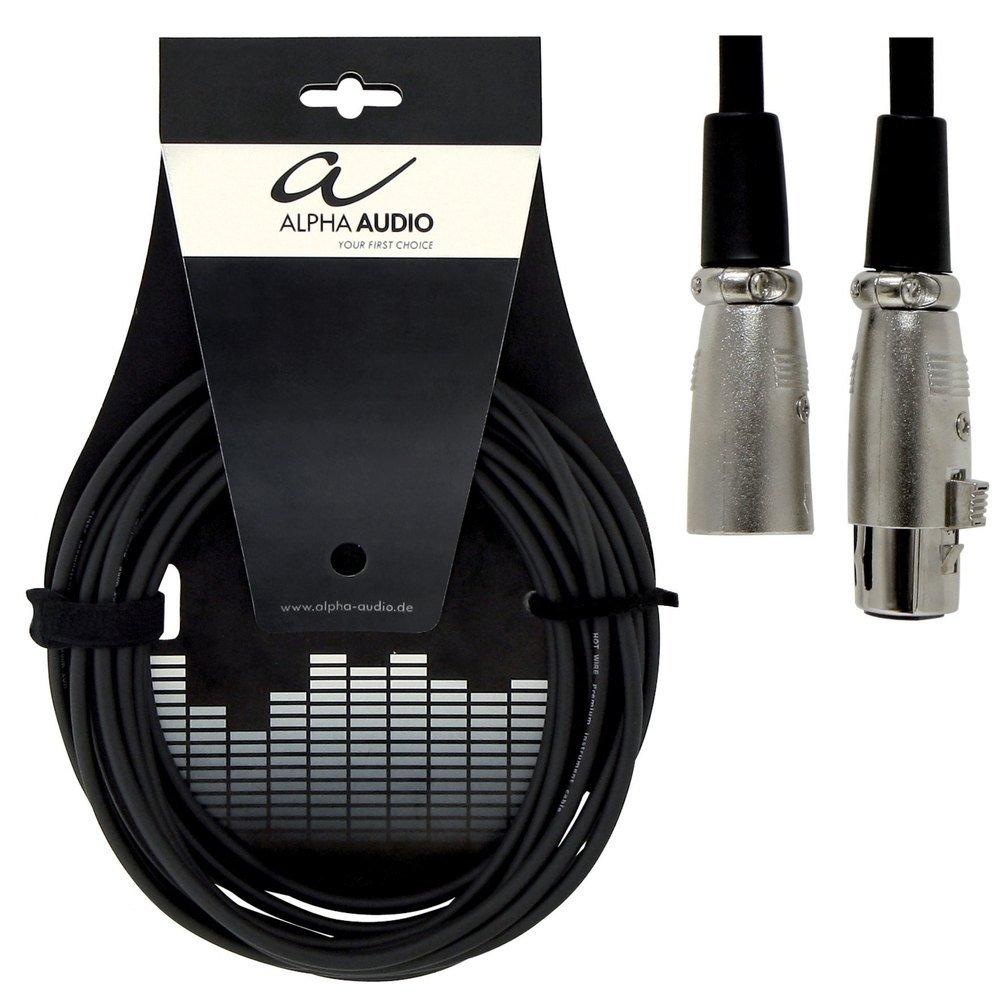 Alpha Audio 190045 m Basic 6m XLR Female - XLR Male Line Microphone Cable