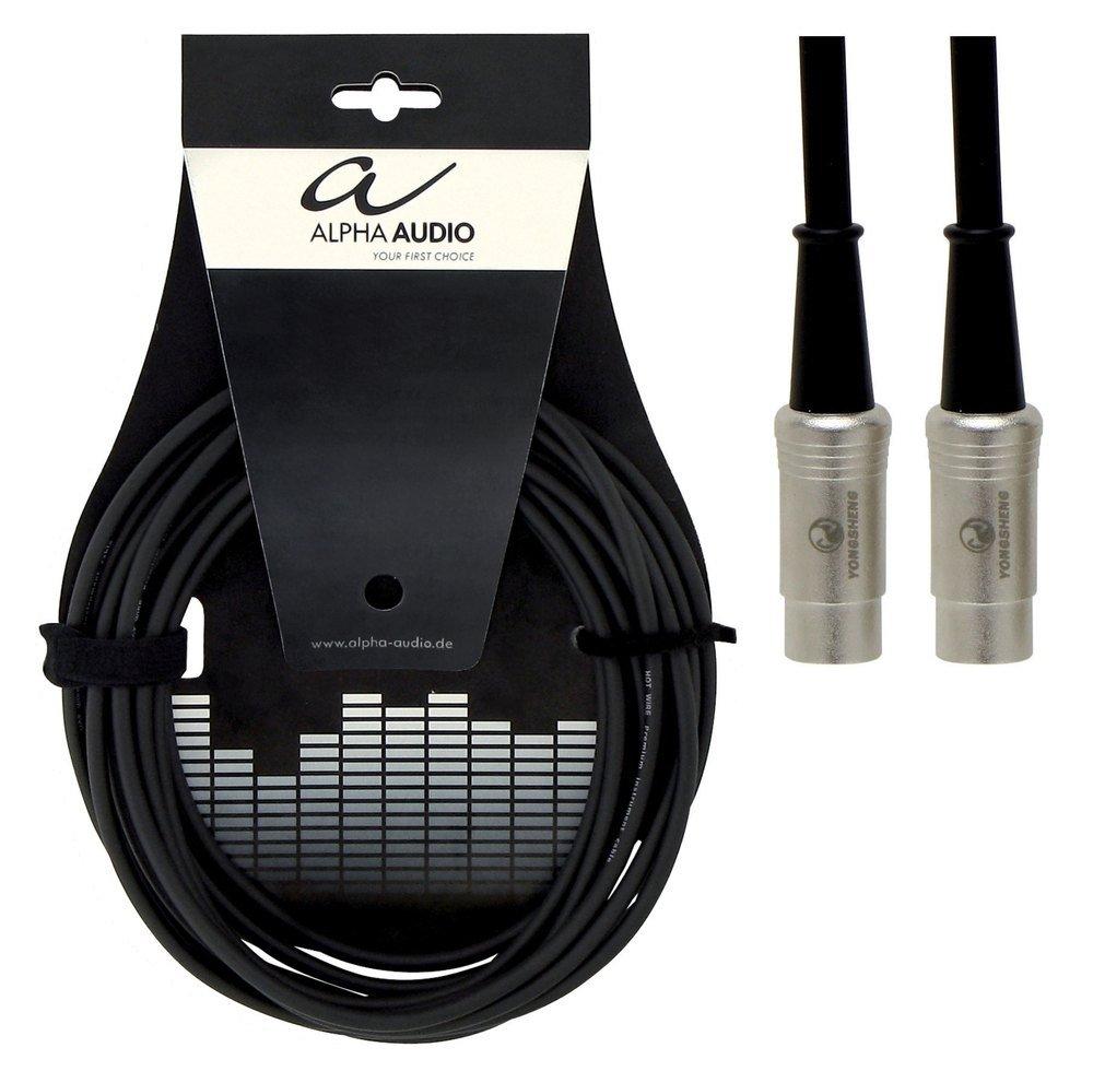 Alpha Audio 190780 3m m Pro Line Midi DIN Plug Cable