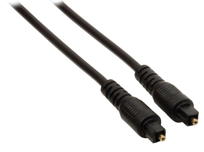 Valueline 1m Toslink Male to Male Digital Audio Cable - Black