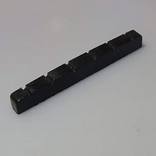 6 string black guitar top nut 42mm x 3.5mm right hand