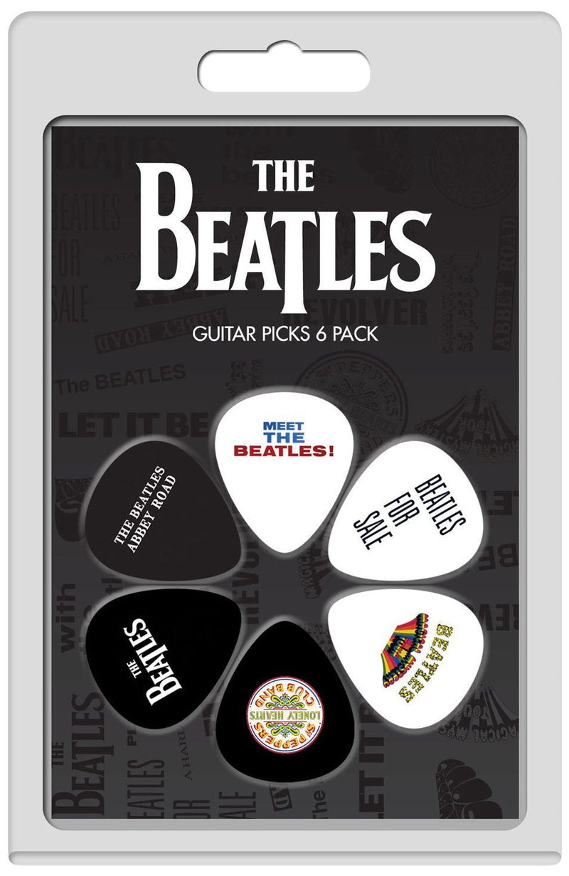 Perri's Leathers LP-TB1 The Beatles Guitar Picks, 6-Pack 6 pc TB1 Various Albums