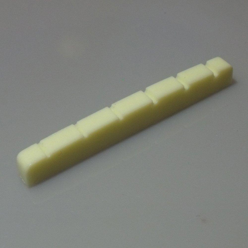 Ivory Graphite guitar top nut six string 42mm x 3.5mm