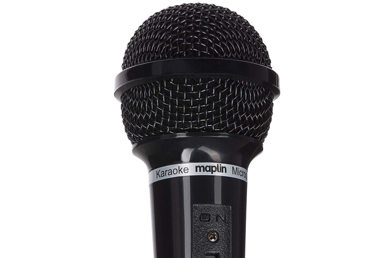 MAPLIN Dynamic Karaoke Dynamic Directional Microphone 0.25 inch Jack Cable 3m