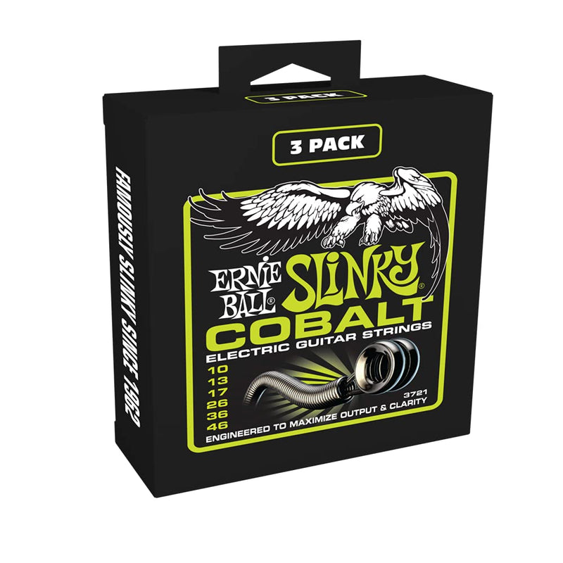 Ernie Ball Cobalt Super Slinky Set Regular 3-Pack