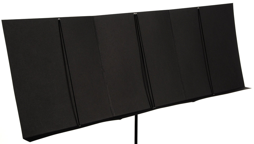 Magic Music Board XXL Music Folder for 5 Sheet Music A4 35 x 100 cm, Black, Music Folder Hinged for Bands, Orchestra and Piano for Continuous Playing