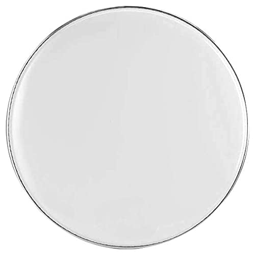 RockSolid White Skin Bass Drum Resonant Head 22 Inch - Smooth Finish Bass Drum Head - Bass Drum Skins 22"