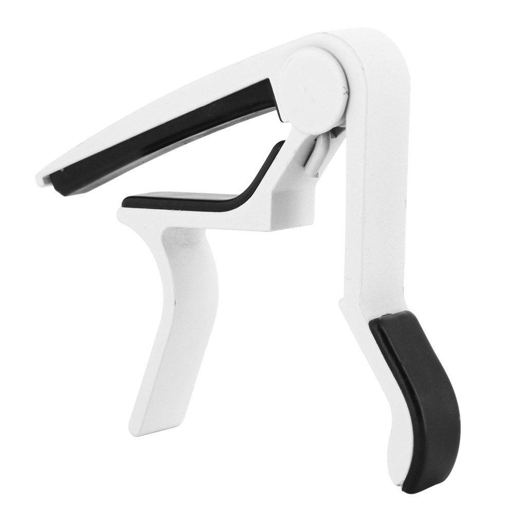AKORD Quick Change Single-Handed Guitar Capo - White