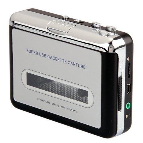 BW Portable Cassette Player/Cassette to MP3 Converter Capture Cassette Tape to MP3/CD Audio via USB