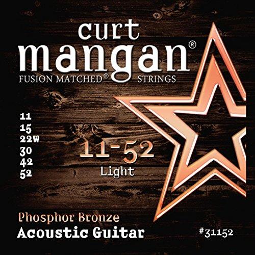 Curt Mangan Phosphor Bronze Acoustic Guitar Strings Light 11-52