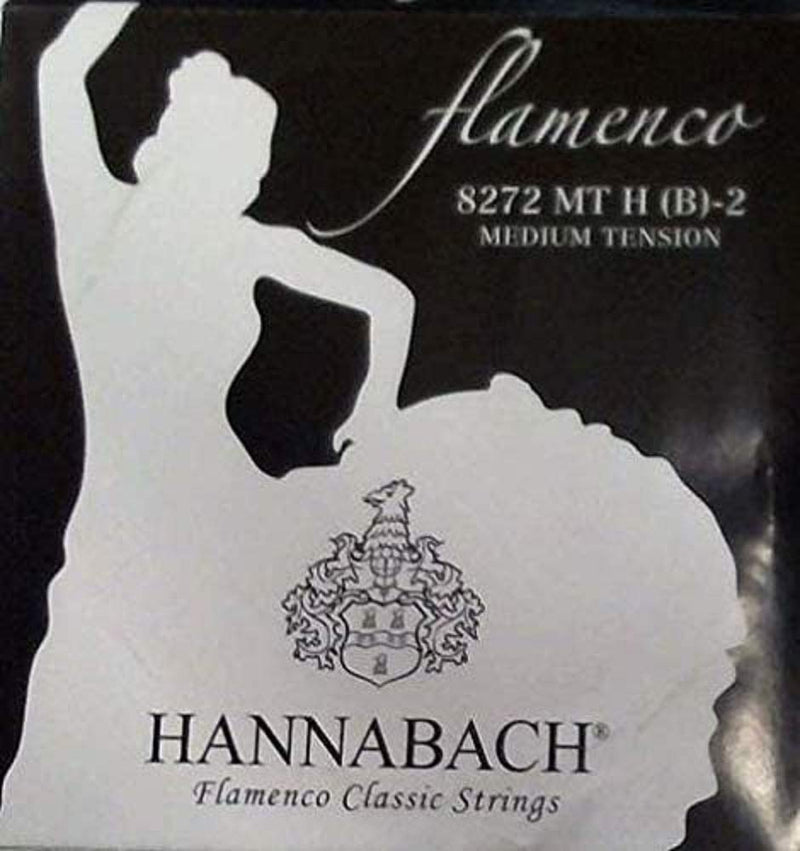 Hannabach Strings for classical guitar Series 827 Medium Tension Flamenco classic- H/B2 (Single string)