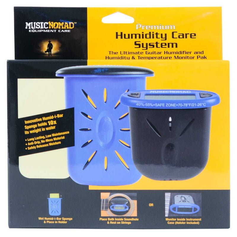 MusicNomad Premium Humidity Care System, Humitar & HumiReader (MN306)